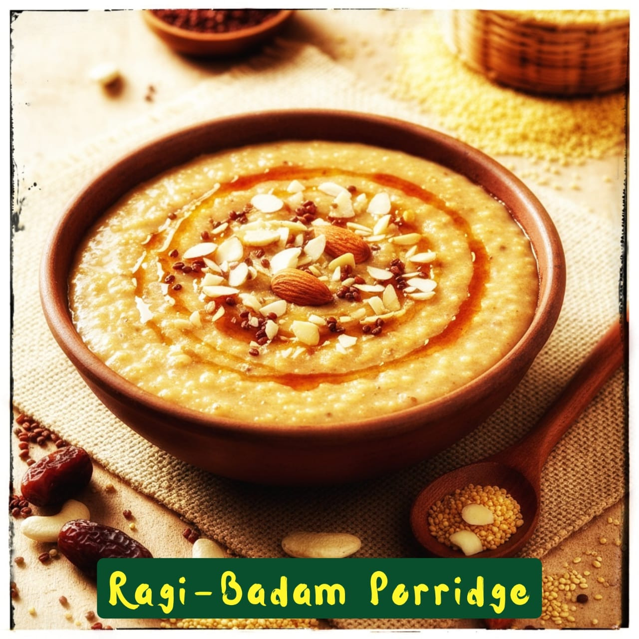 Ragi - Badam Porridge - 250 gm